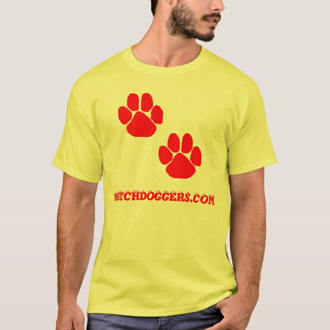 WatchDoggers.com Paw Print T-Shirt (Front)