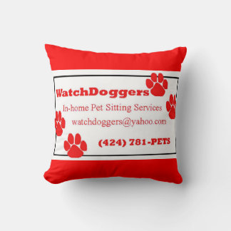 WatchDoggers Throw Pillow