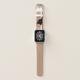 Watcher Cat Printed Apple Watch Band