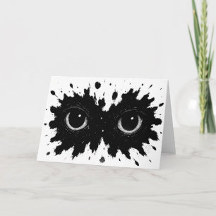 Watcher in the Ink: Eye‑Blot Sigil Card