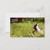 Watcher in the Woods Dog business card profile art (Front/Back)