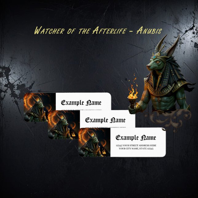 Watcher of the Afterlife – Anubis.   Label (Creator Uploaded)