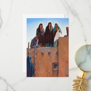 Watchers From the Housetop by Maynard Dixon Thank You Card