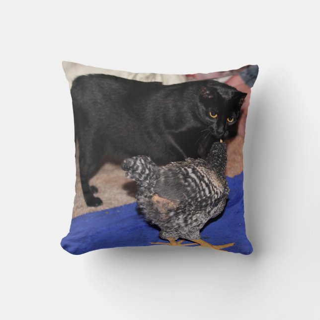Watchers Throw Pillow (Front)