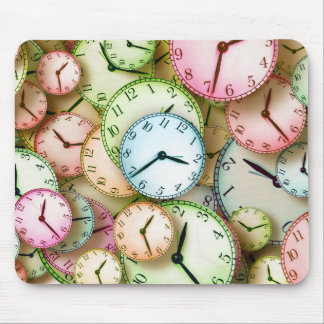 Watches Clocks Office Work School Club Shop Mouse Pad