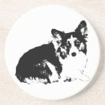 Watchful Charm in Ink Coaster