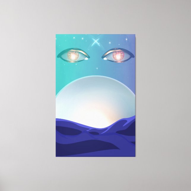 watchful eyes canvas print (Front)