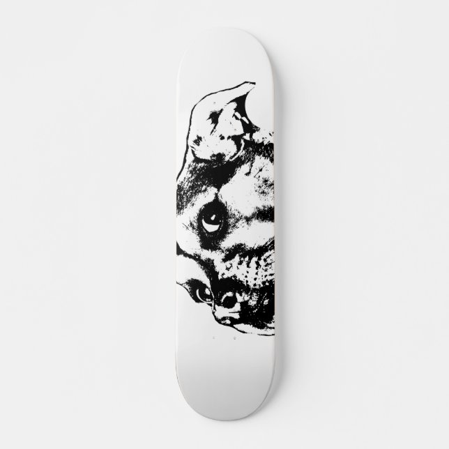 Watchful Puppy Skateboard Deck (Front)