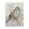 Watchful Song Sparrow Bible Quote Watercolor