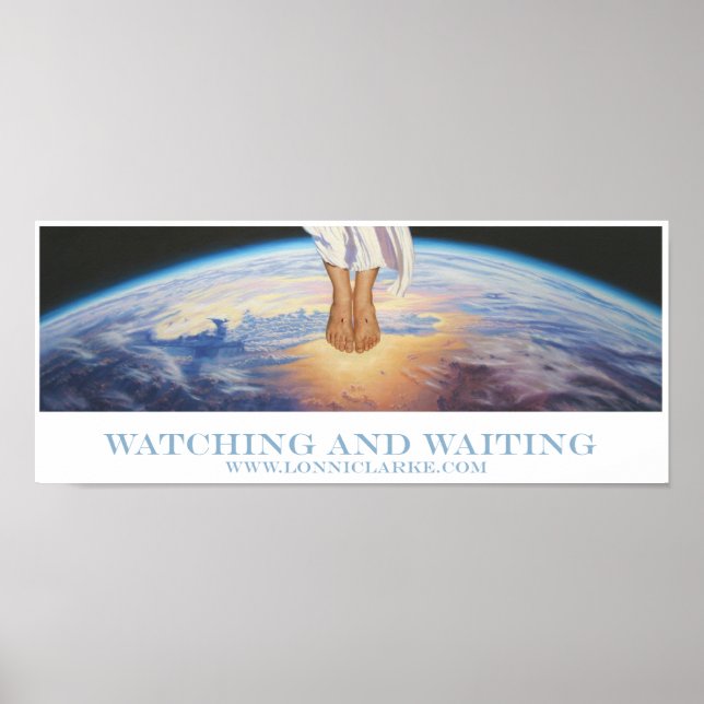 "Watching and Waiting" by Lonni Clarke Poster (Front)