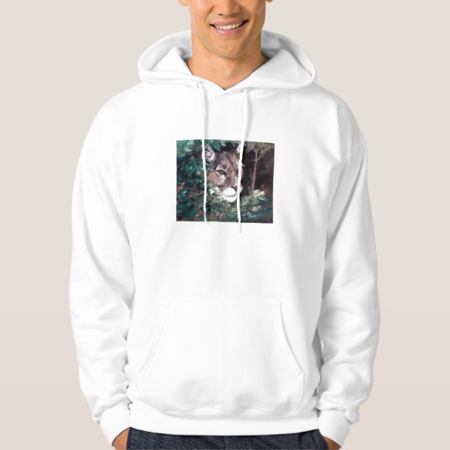 Watching Cougar Hoodie (Front)