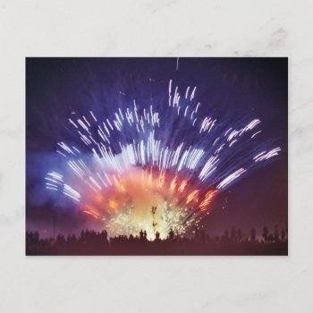 Watching Fireworks Postcard by Captain_Panama at Zazzle