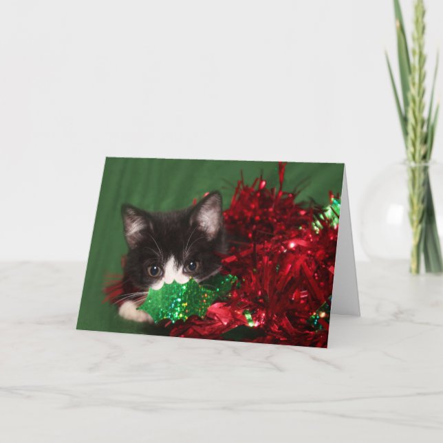 Watching for Santa Holiday Card (Front)