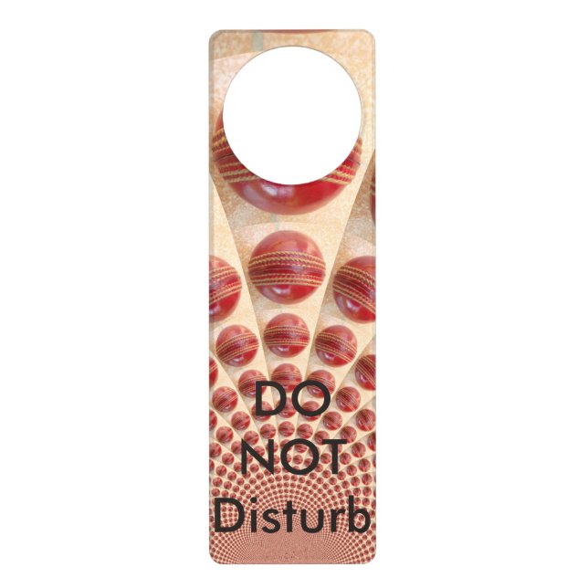 Watching Live Cricket Do not Disturb Door Hanger (Front)