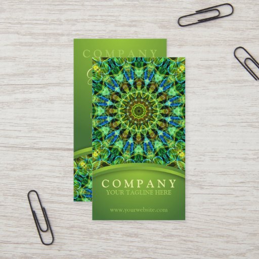 Customizable Watching You Mandala Business Cards