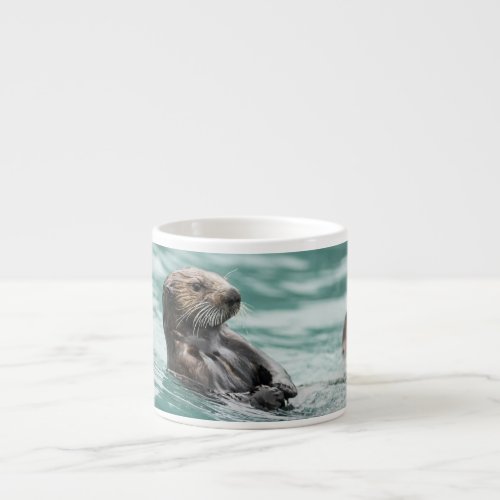 Watching Sea Otter Espresso Cup