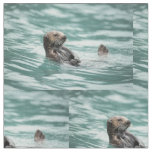 Watching Sea Otter Fabric