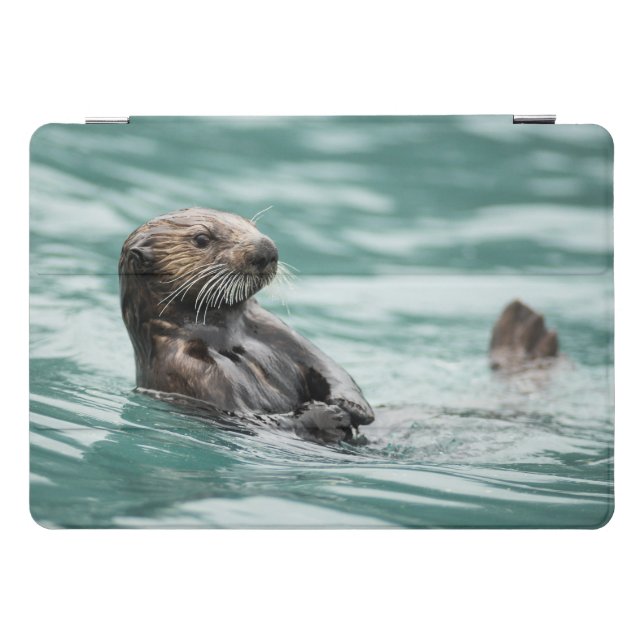 Watching Sea Otter iPad Pro Cover (Horizontal)