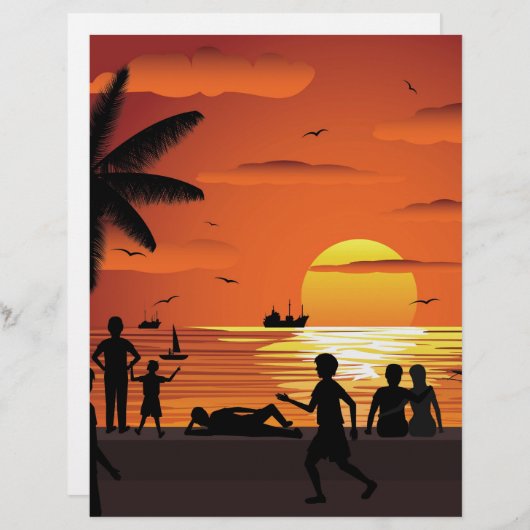 watching sunset (Front/Back)