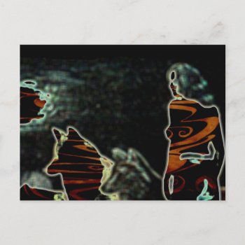 Watching The Moon Postcard by LeFlange at Zazzle