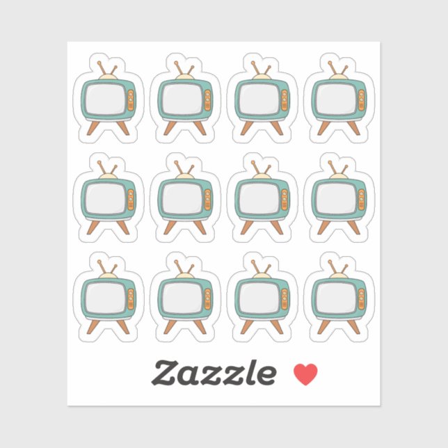 Watching TV Show Event Reminder Bujo Planner Sticker (Sheet)