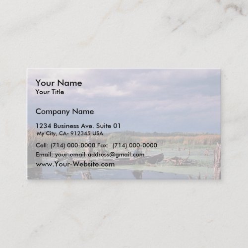 Watching Waterfowl Business Card Template