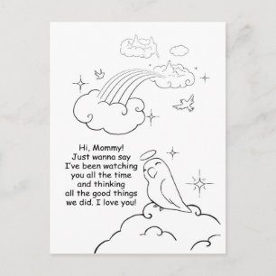 Watching you postcard