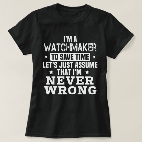 Watchmaker T_Shirt