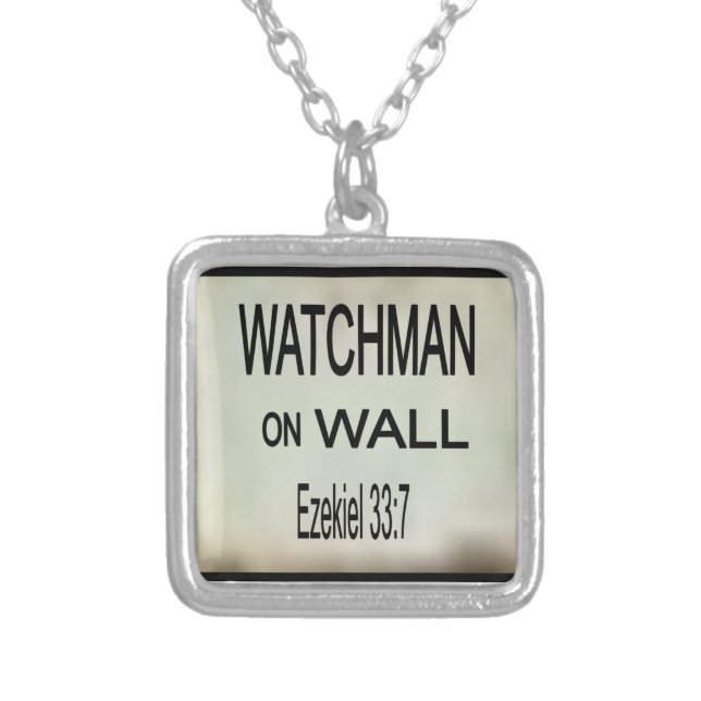 Watchman on the Wall Necklace (Front)