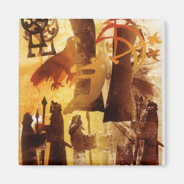 Watchstone and Symbols Magnet (Front)