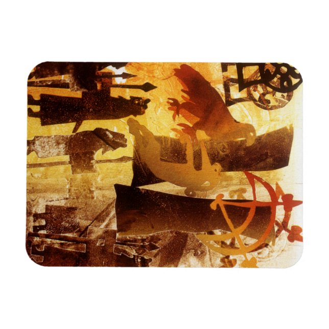 Watchstone and Symbols Magnet (Horizontal)