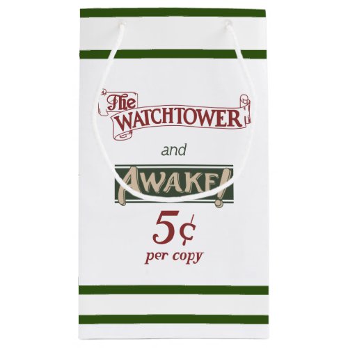 Watchtower and Awake 1930s Replica Gift Bag