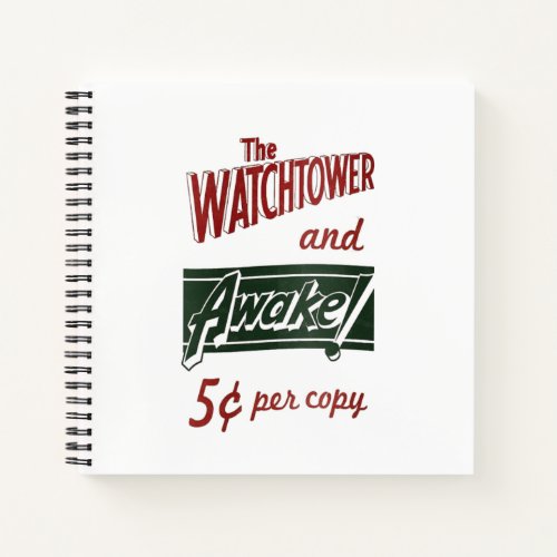 Watchtower  Awake Notebook