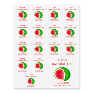 WATEERMELONS TEMPORARY TATTOOS
