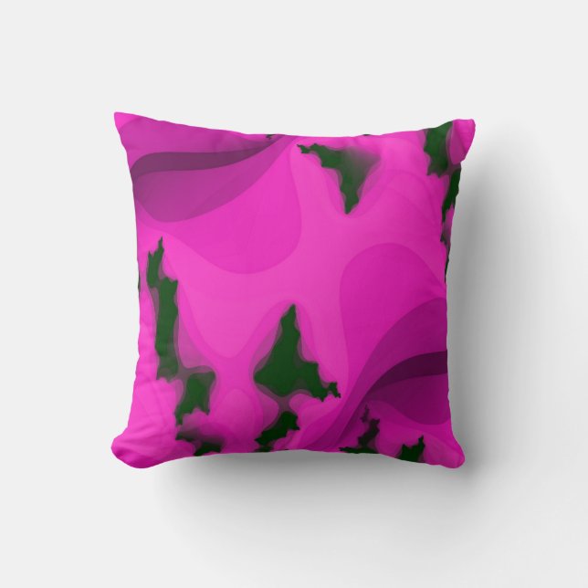 WATER ABSTRACT THROW PILLOW (Front)