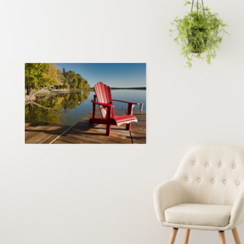 Water  Adirondack Chair at the Lake Foam Board