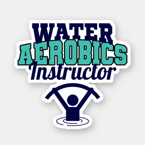Water Aerobics Aquatic Exercise Fitness Sticker