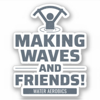 Water Aerobics Aquatic Exercise Fitness Sticker