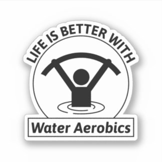 Water Aerobics Aquatic Exercise Fitness Sticker