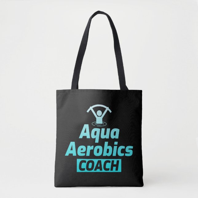 Water Aerobics Aquatic Exercise Pool Workout Tote Bag (Front)