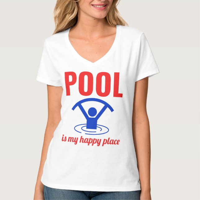 Water Aerobics Aquatic fitness Aqua Exercise T-Shirt (Front)