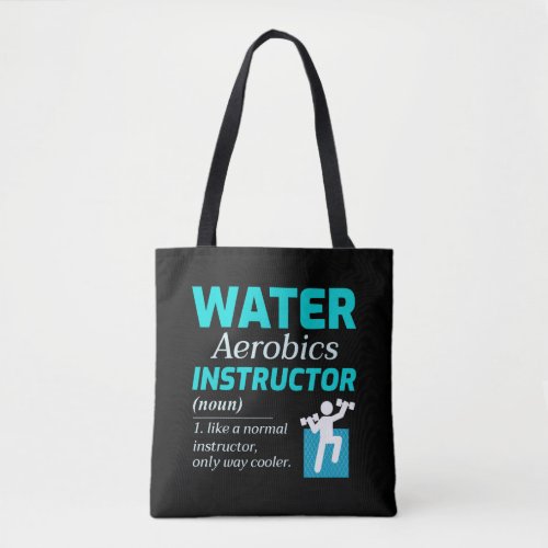 Water Aerobics Aquatic fitness Aqua Exercise Tote Bag