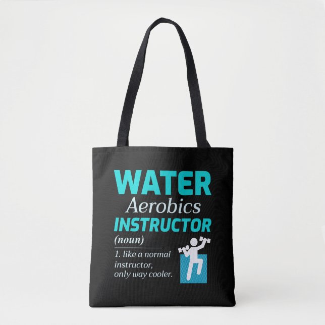 Water Aerobics Aquatic fitness Aqua Exercise Tote Bag (Front)