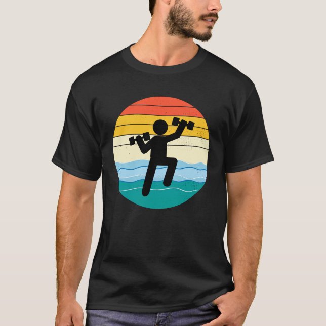 Water Aerobics Aquatic Fitness Aqua Exercise Worko T-Shirt (Front)