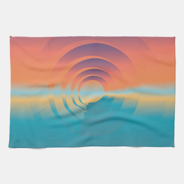 water and horizon towel (Horizontal)