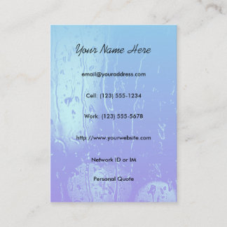 Water Art Profile Business Card