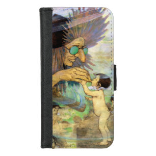 Water Baby and Fairy, Jessie Willcox Smith iPhone 8/7 Wallet Case