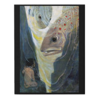 Water Baby and Fish, Jessie Willcox Smith