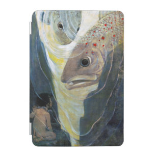 Water Baby and Fish, Jessie Willcox Smith iPad Mini Cover