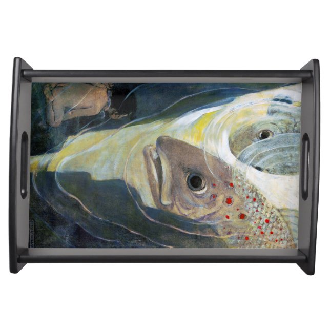 Water Baby and Fish, Jessie Willcox Smith Serving Tray (Front)